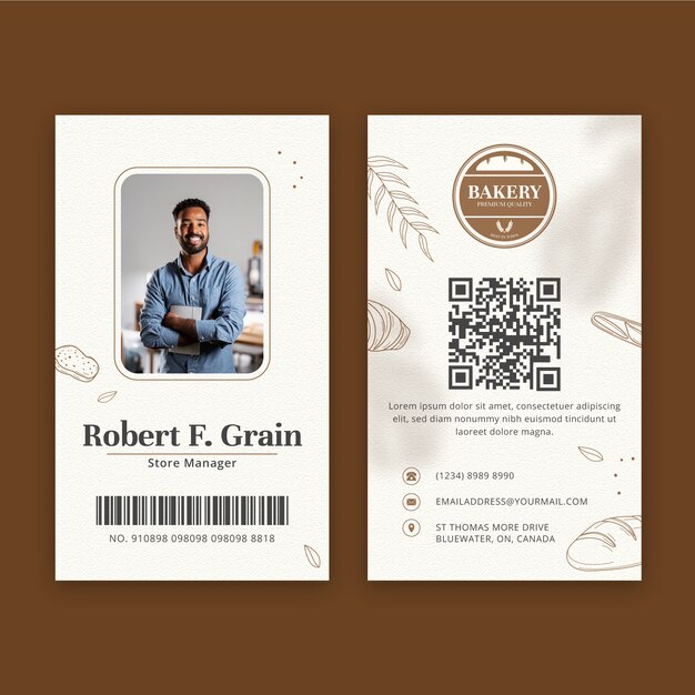 Canada Id Card Template Free